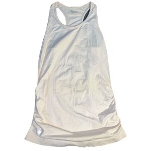 Athleta Speedlight Racerback Athletic Tank Top Light Pink Women's Small Seamless